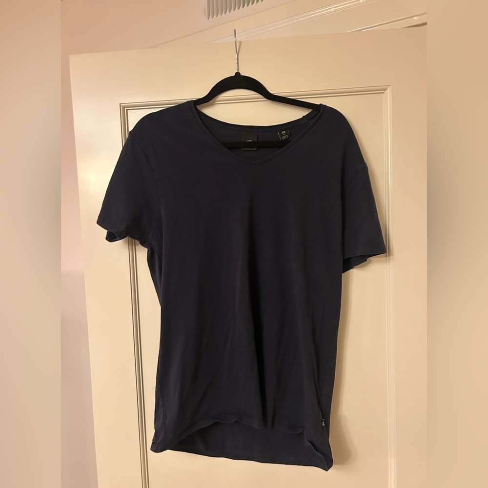 Scotch & Soda Deep Blue V-Neck Tee